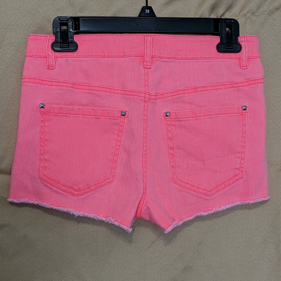 Forever 21 cut off tangerine jean shorts - Picture 4 of 7